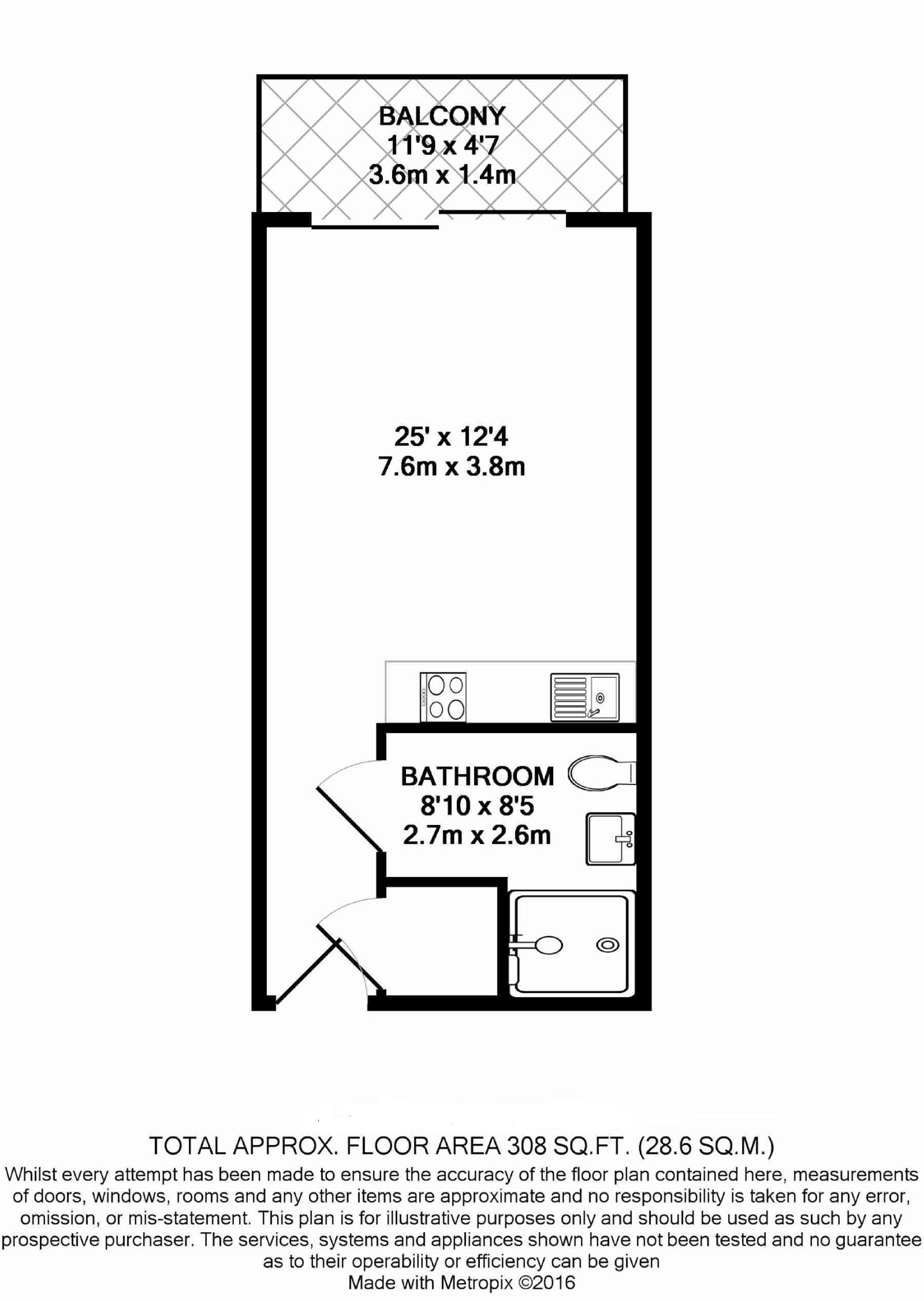 Studio apartments/flats to sale in Boulevard Drive, London-Floorplan
