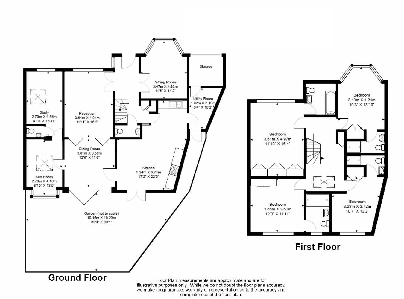 4 bedrooms houses to sale in Hale Lane, Mill Hill-Floorplan