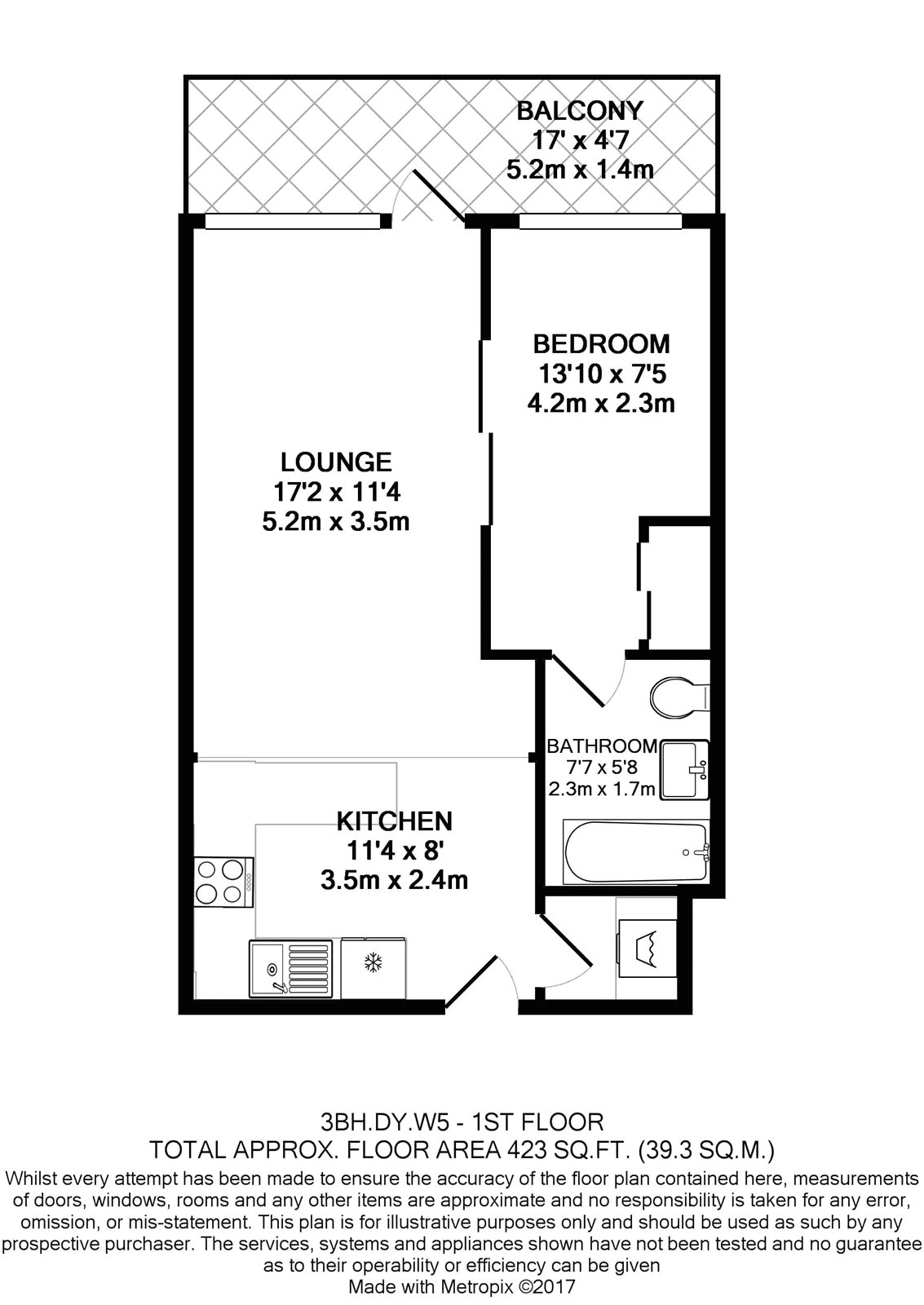 1 bedroom apartments/flats to sale in Dickens Yard, Longfield Avenue, Ealing-Floorplan