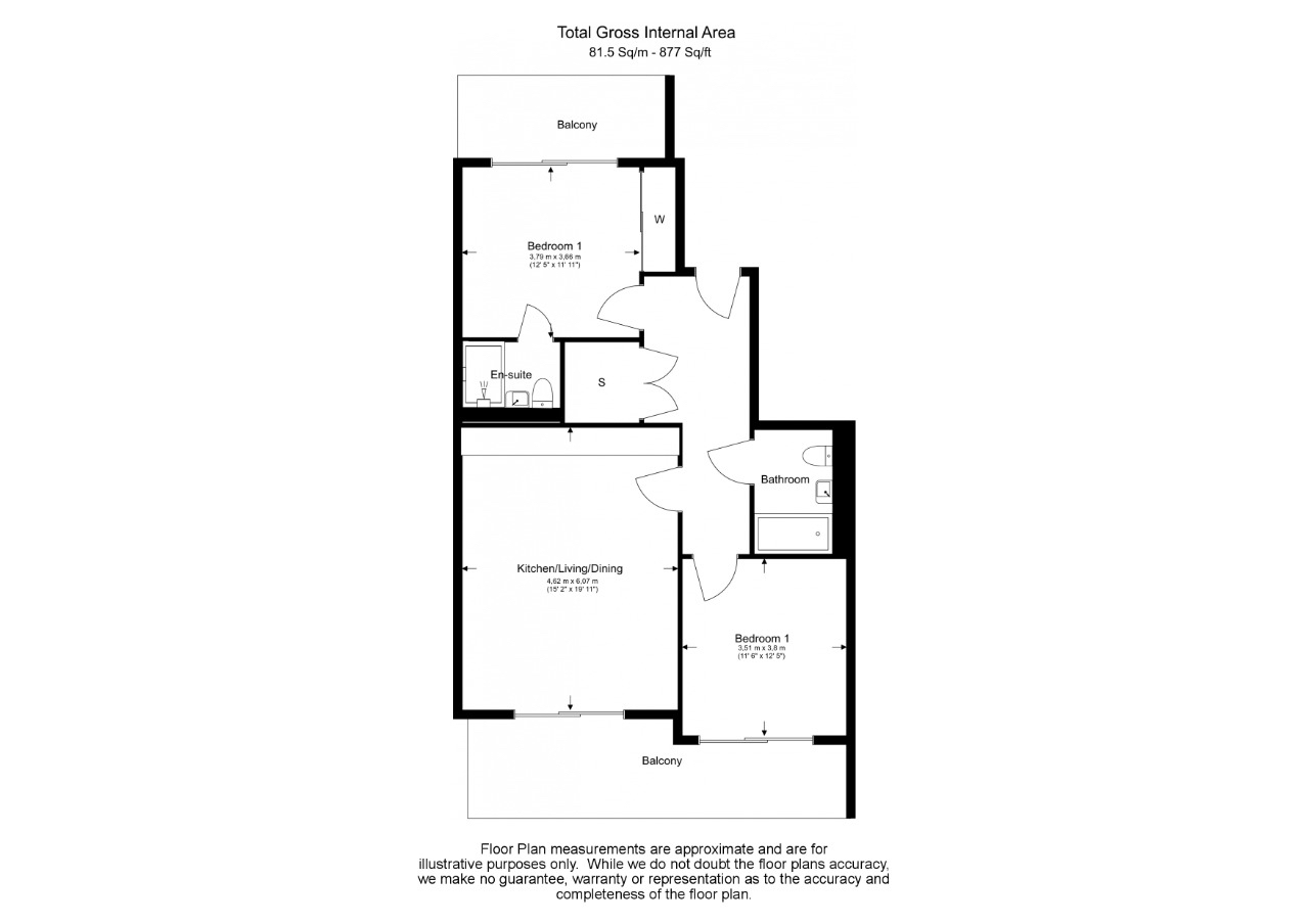 2 bedrooms apartments/flats to sale in Thonrey Close, Colindale Gardens, Colindale-Floorplan