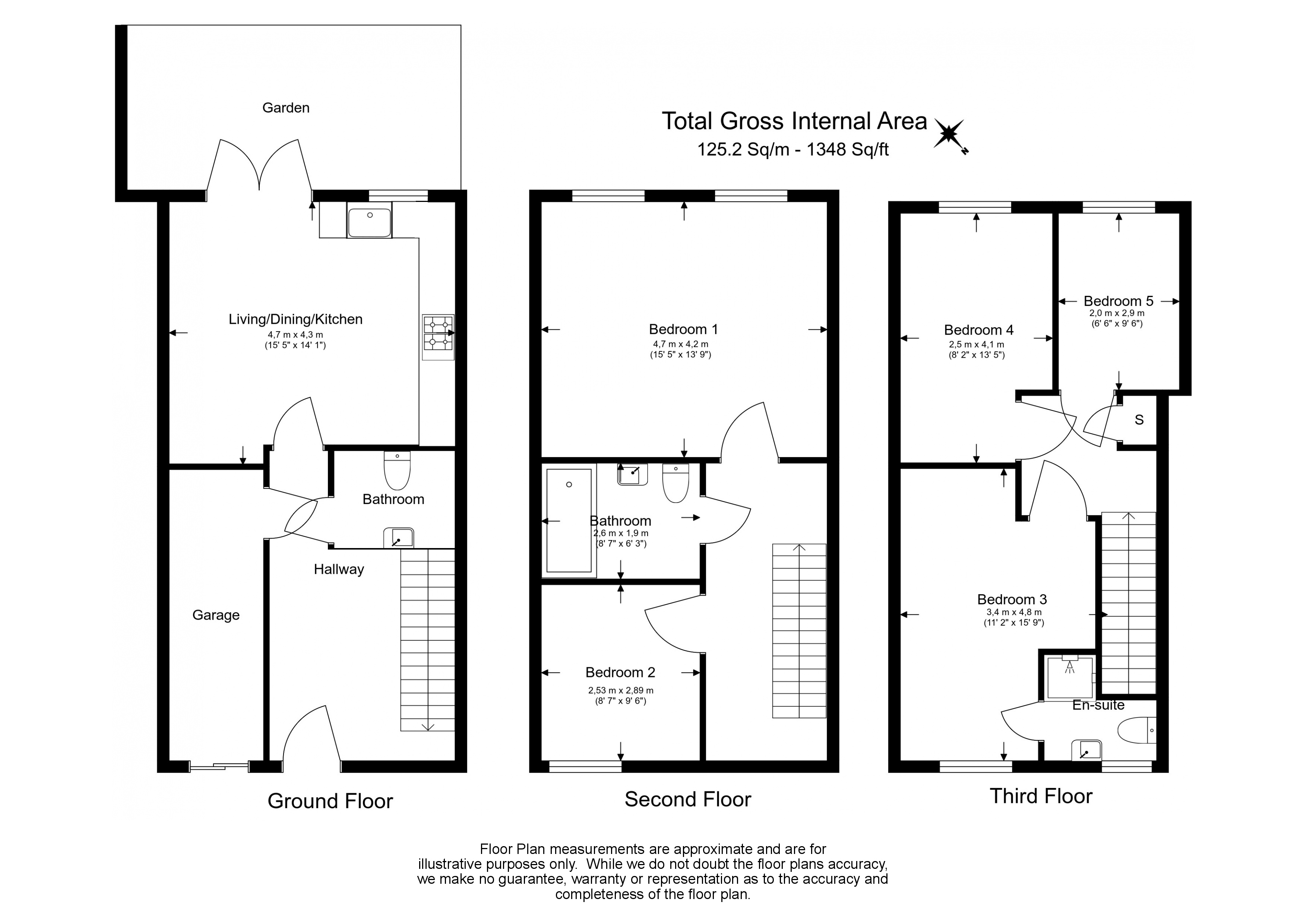 4 bedrooms houses to sale in Scholars Way, Dagenham-Floorplan