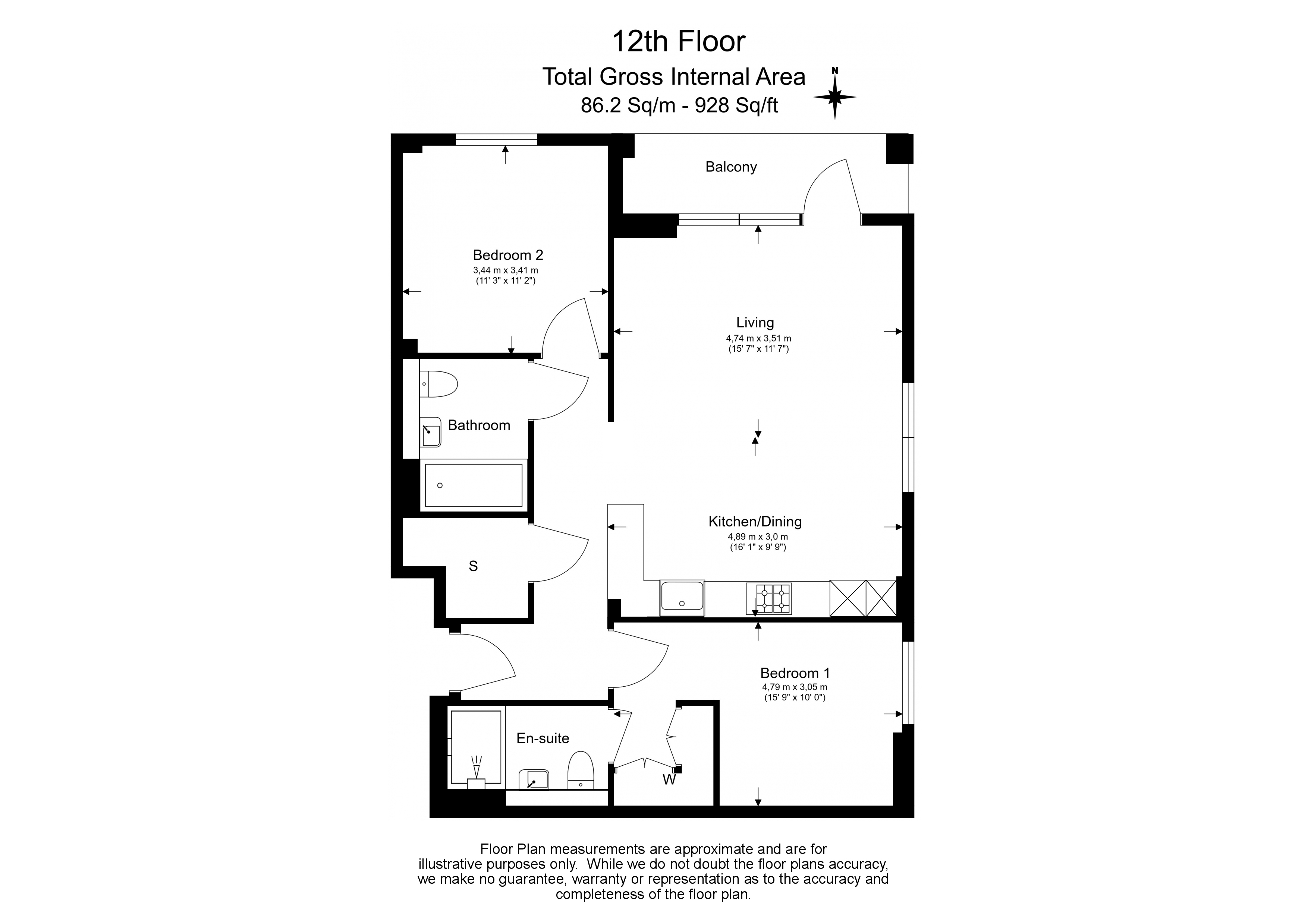 2 bedrooms to sale in 10 Virginia Street, London Dock, Wapping-Floorplan