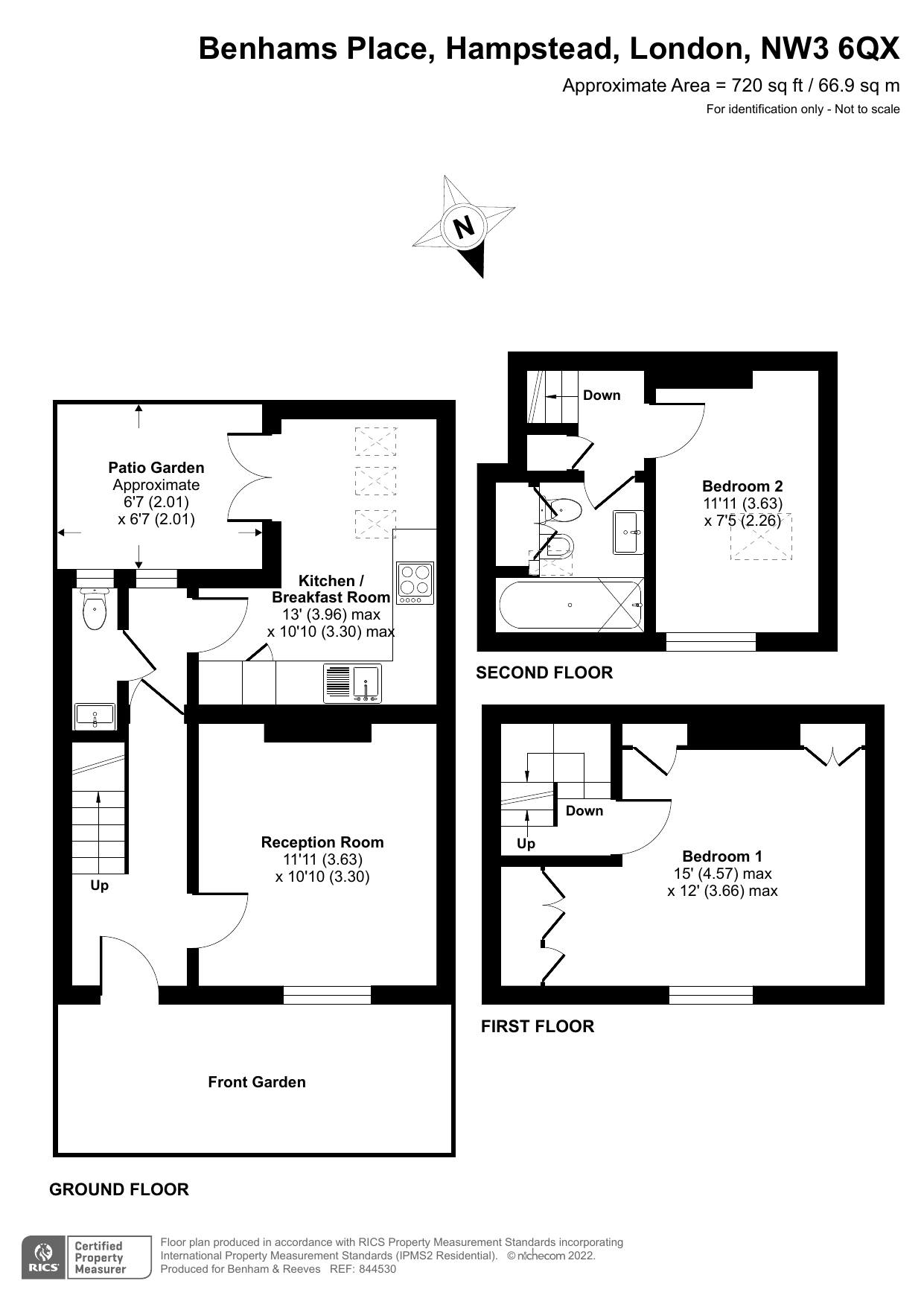 2 bedrooms apartments/flats to sale in Benhams Place, Hampstead Village-Floorplan