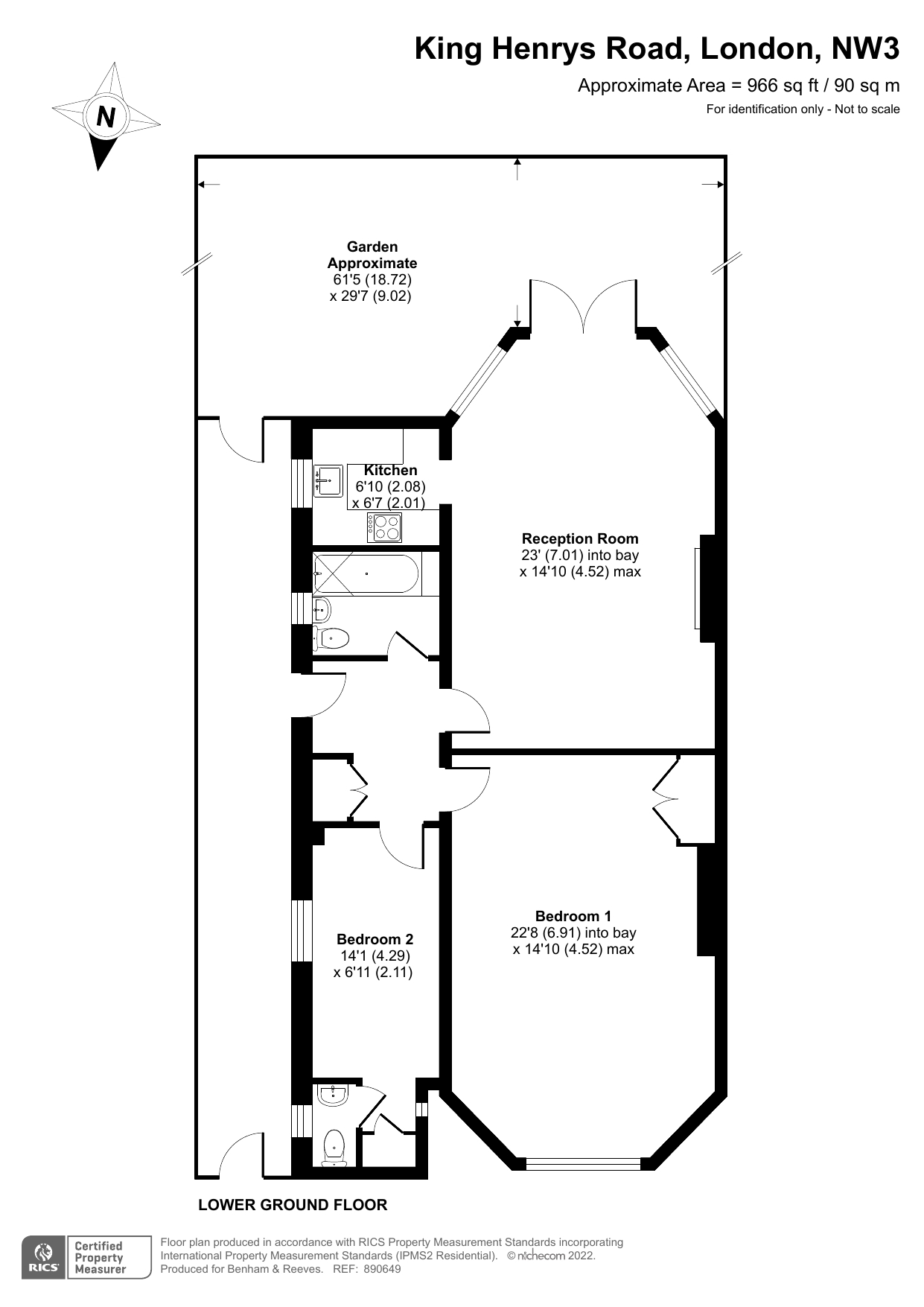 2 bedrooms apartments/flats to sale in King Henry's Road, Primrose Hill-Floorplan