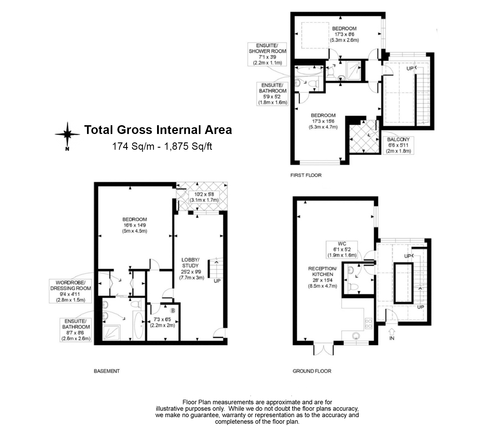 3 bedrooms houses to sale in Whittlebury Mews East, Primrose Hill-Floorplan