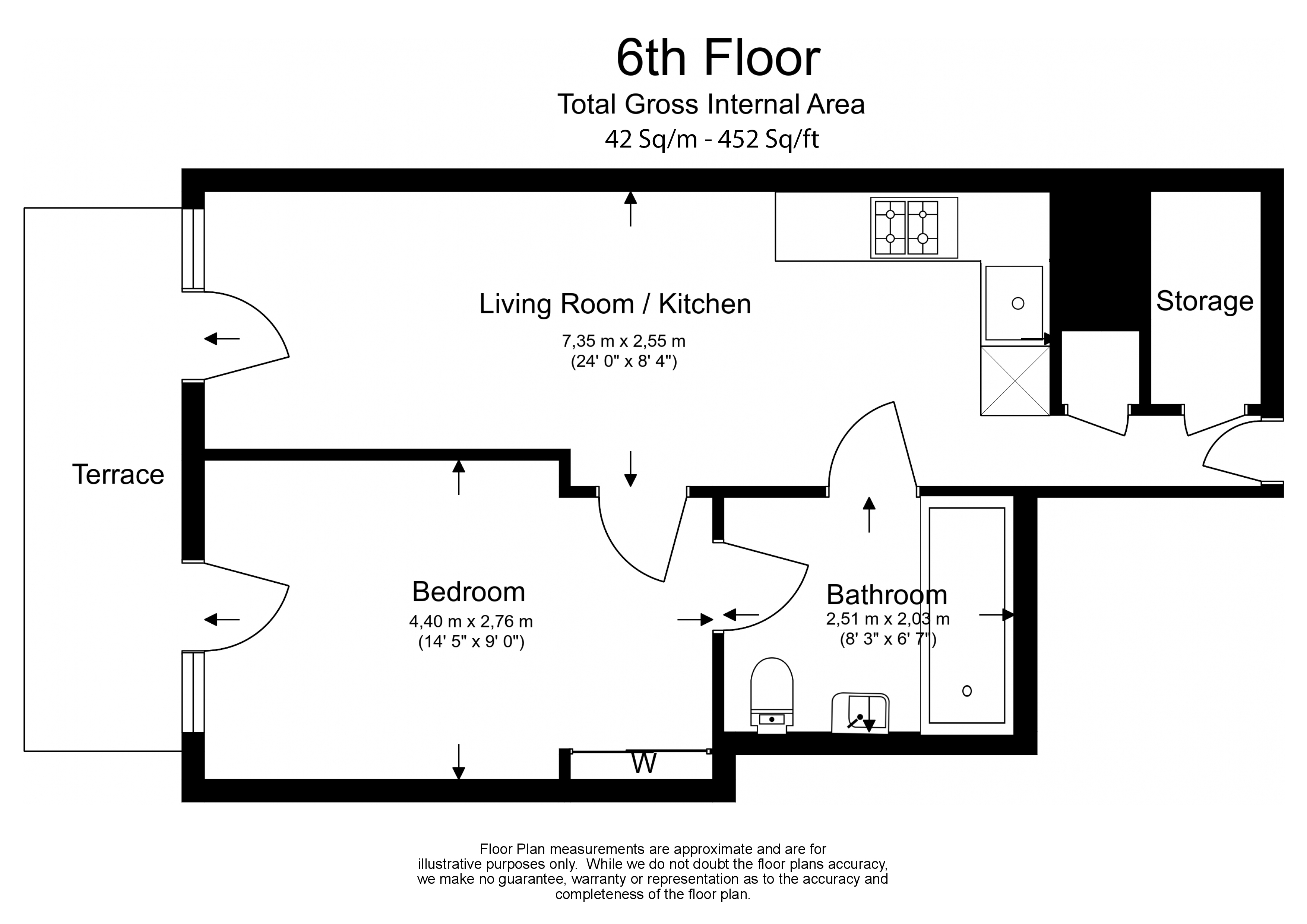 1 bedroom apartments/flats to sale in Juniper Drive, Wandsworth-Floorplan