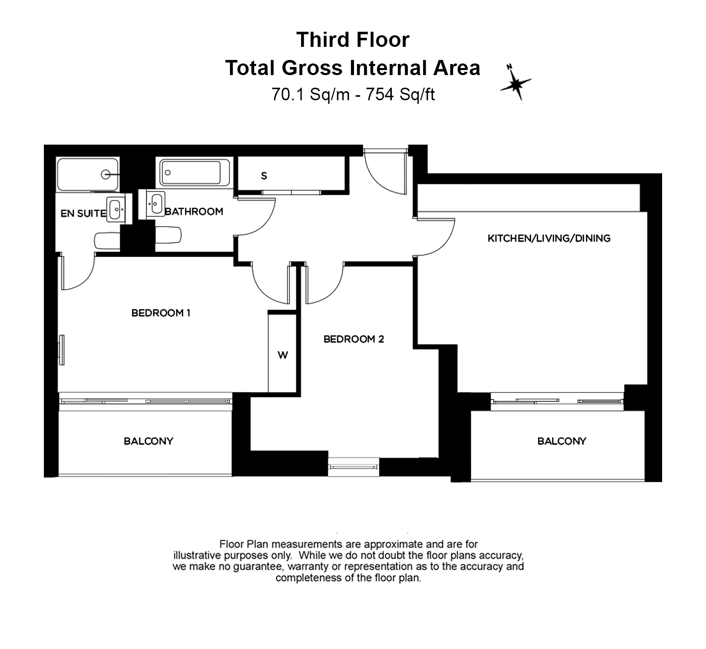 2 bedrooms apartments/flats to sale in Lismore Boulevard, Colindale Gardens, Colindale-Floorplan