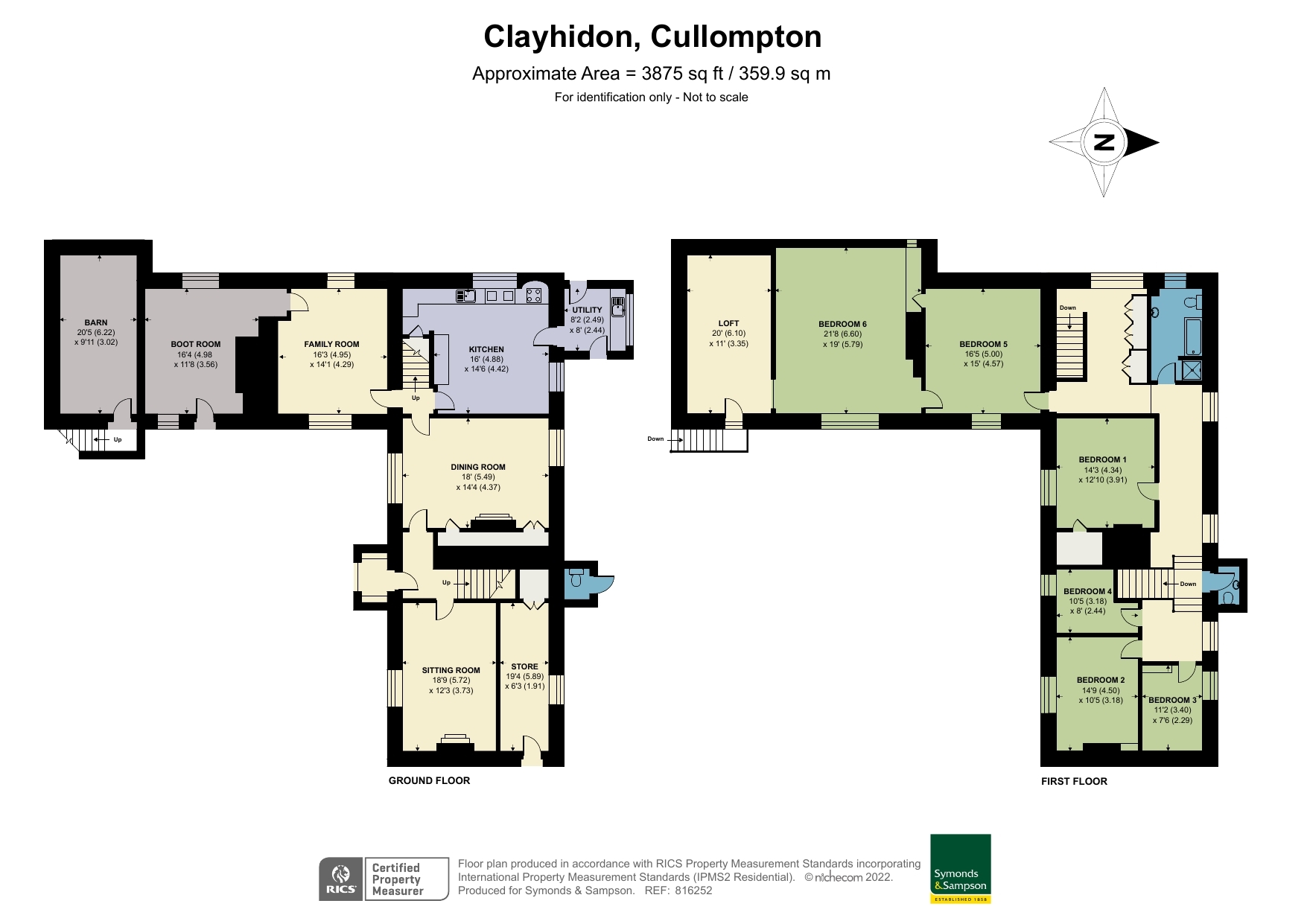 Floorplan - Battle Street, Clayhidon, Cullompton, Devon, EX15 3TQ