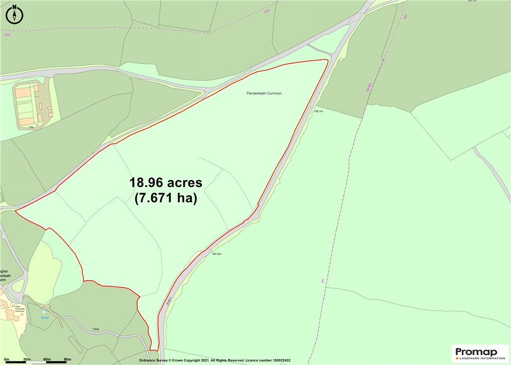 Siteplan - Towednack, St. Ives, TR26 3AF