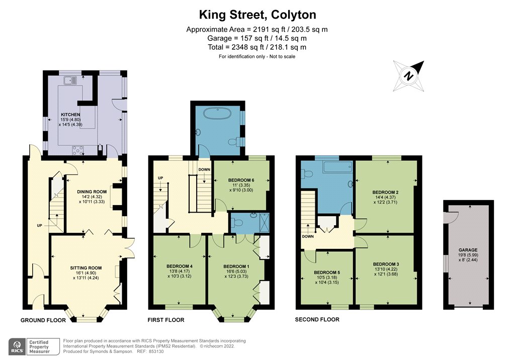 Floorplan - King Street, Colyton, Devon, EX24 6LF
