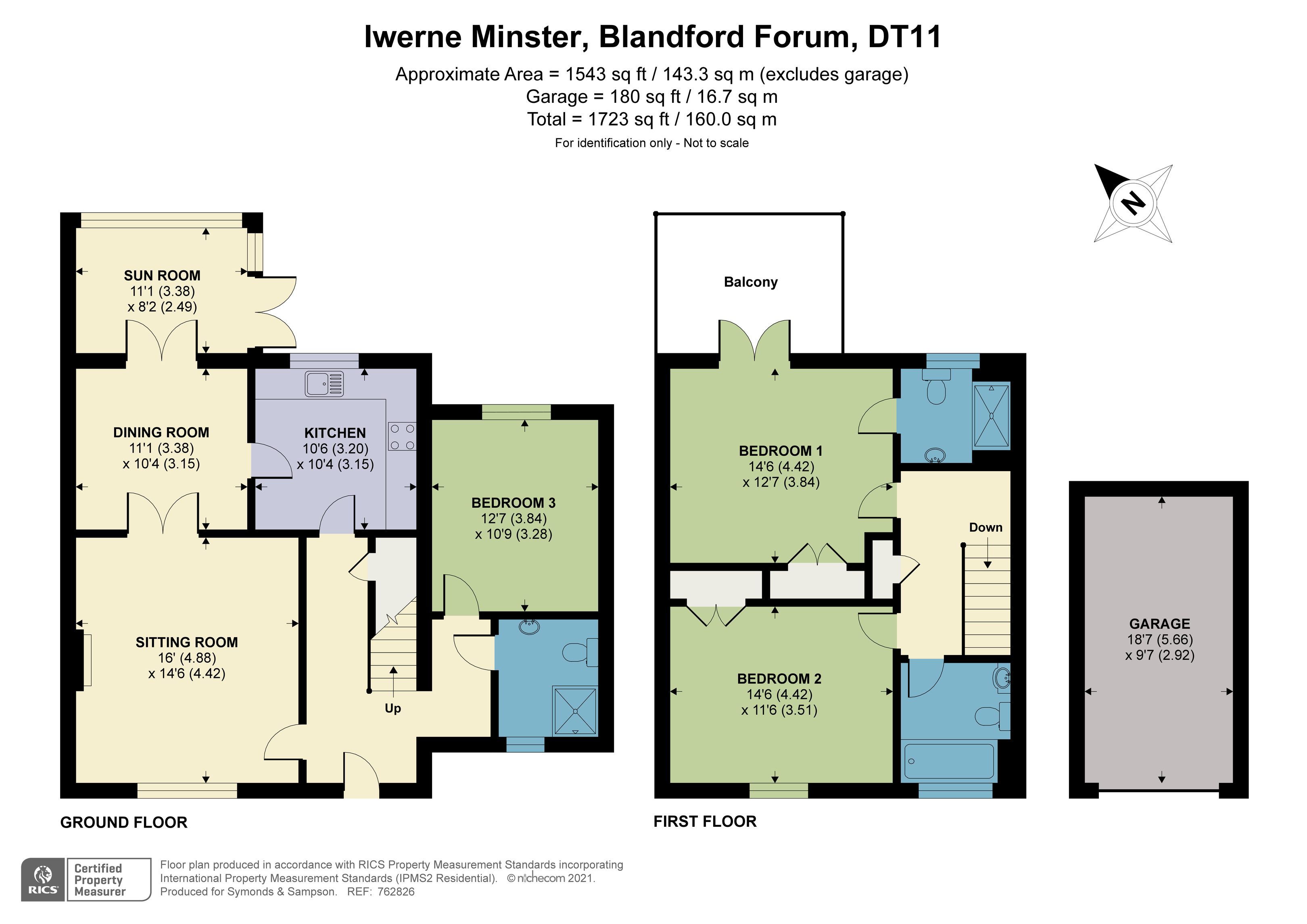 Floorplan - Home Farm, Iwerne Minster, Blandford Forum, DT11 8LB