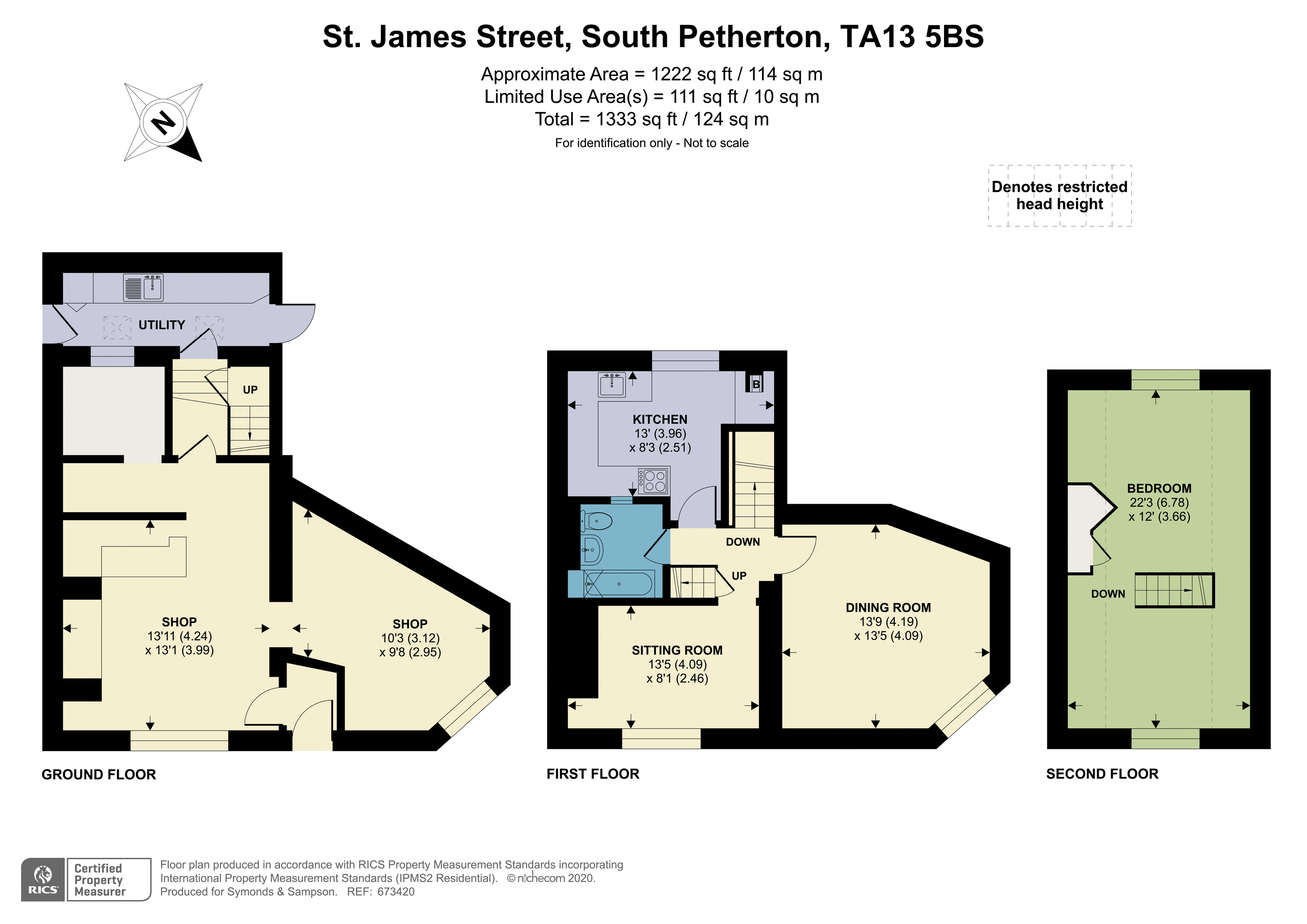 Floorplan - St. James Street, South Petherton, TA13 5BS