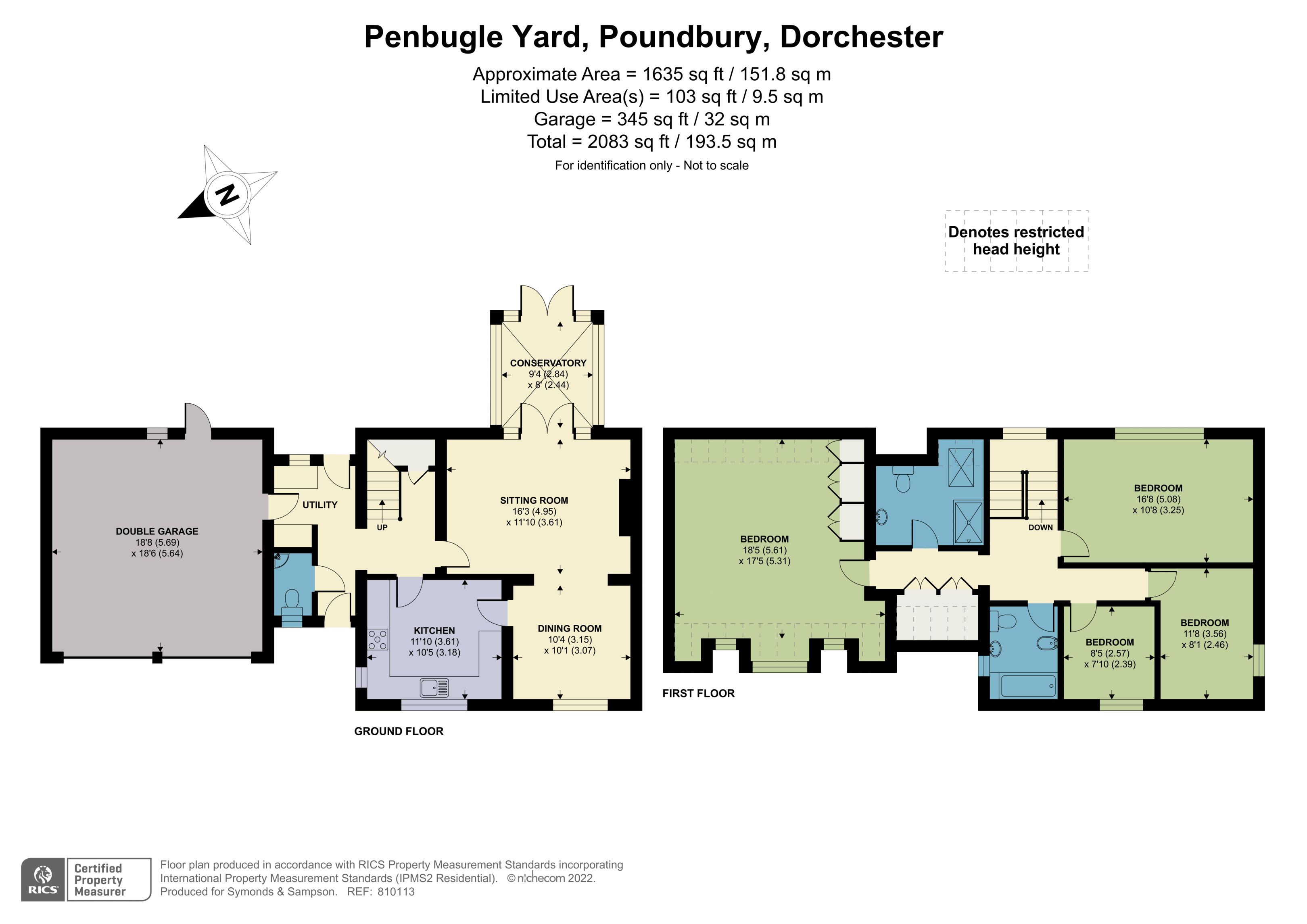 Floorplan - Penbugle Yard, Poundbury, Dorchester, Dorset, DT1 3WG