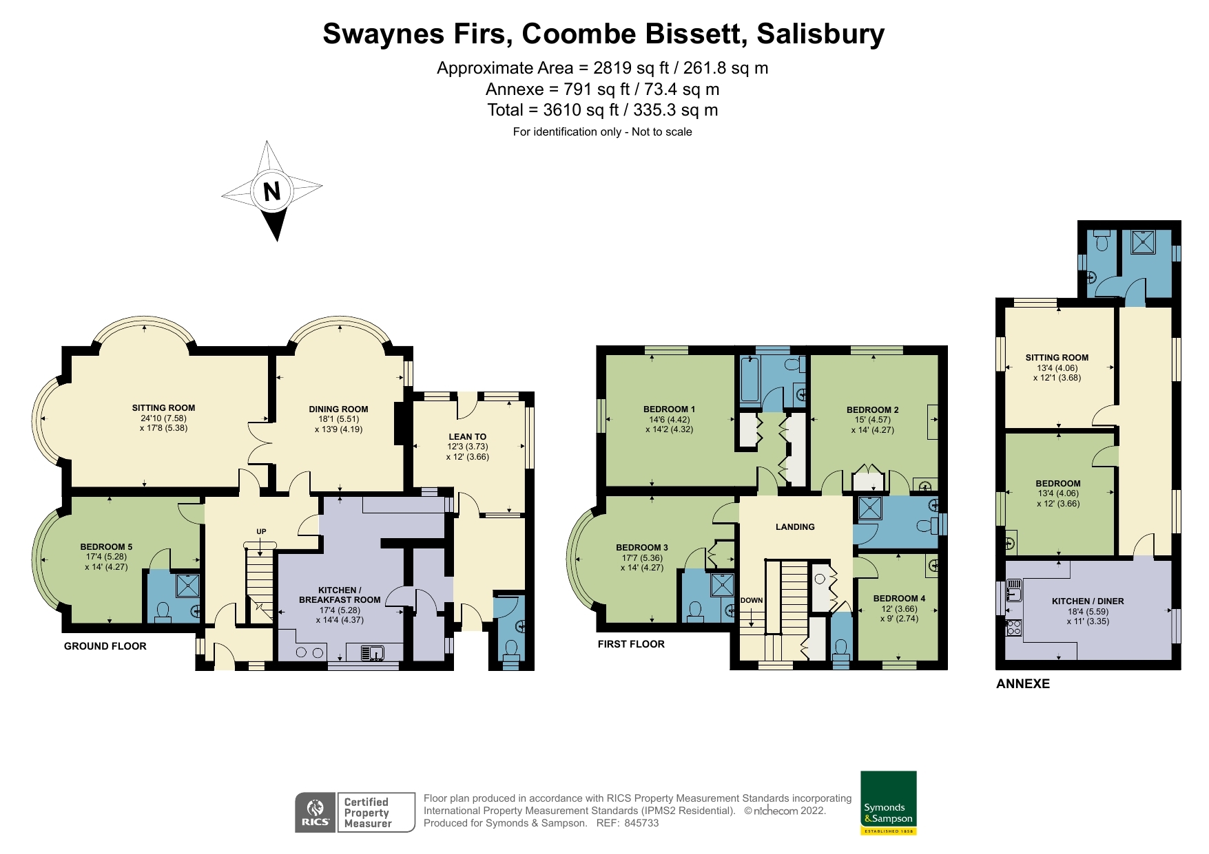 Floorplan - Coombe Bissett, Salisbury, Wiltshire, SP5 5RF