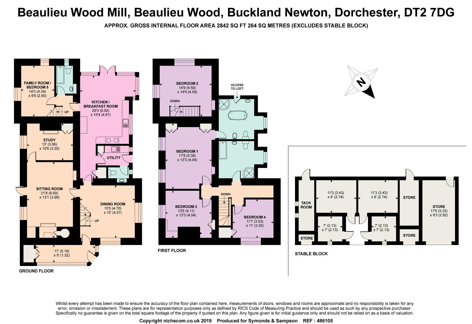 Floorplan - Buckland Newton, Dorchester, DT2 7DG