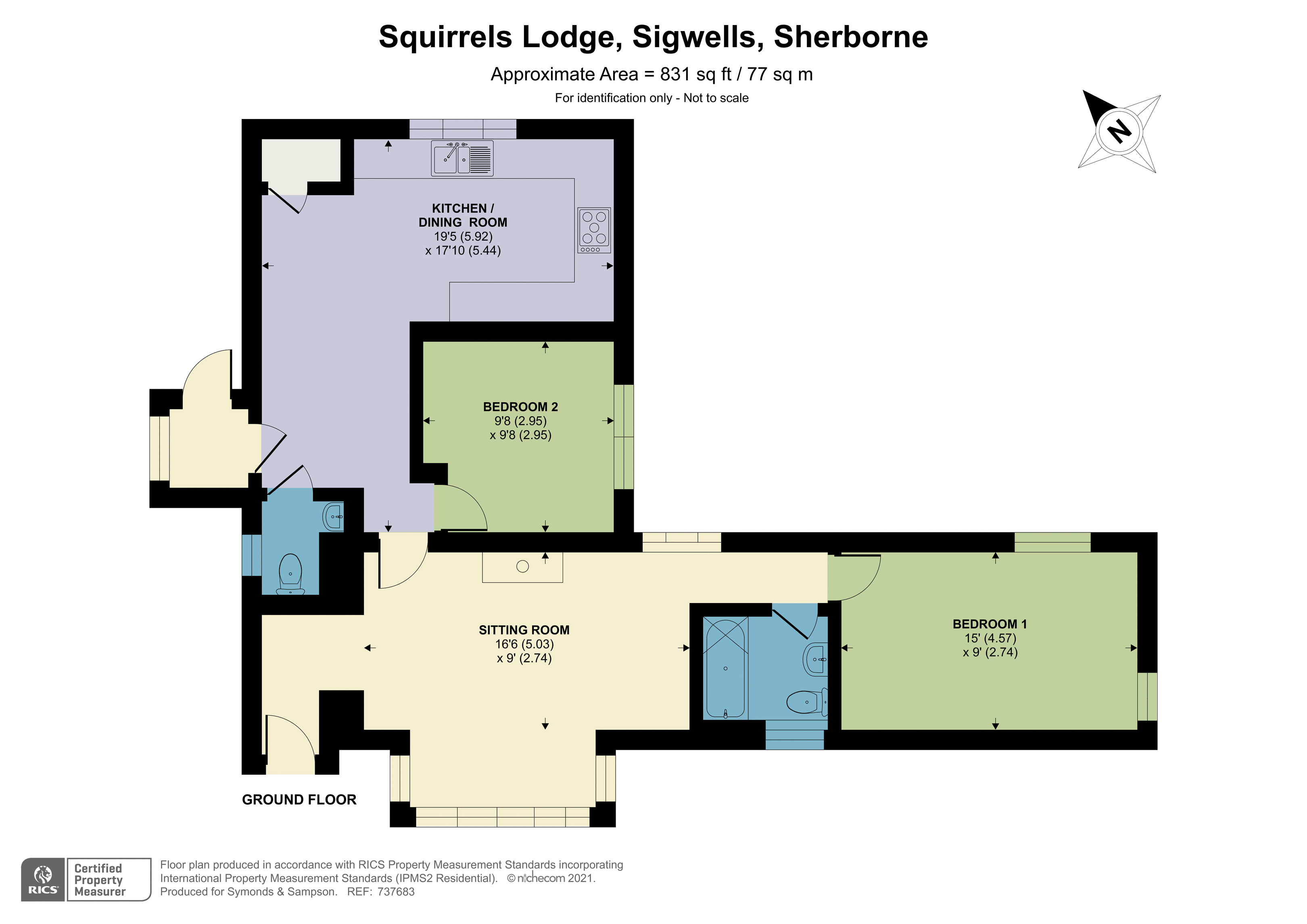 Floorplan - Sigwells, Sherborne, DT9 4LZ