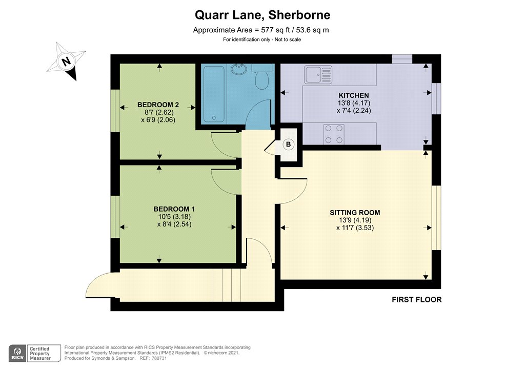 Floorplan - Quarr Lane, Sherborne, DT9 4HT