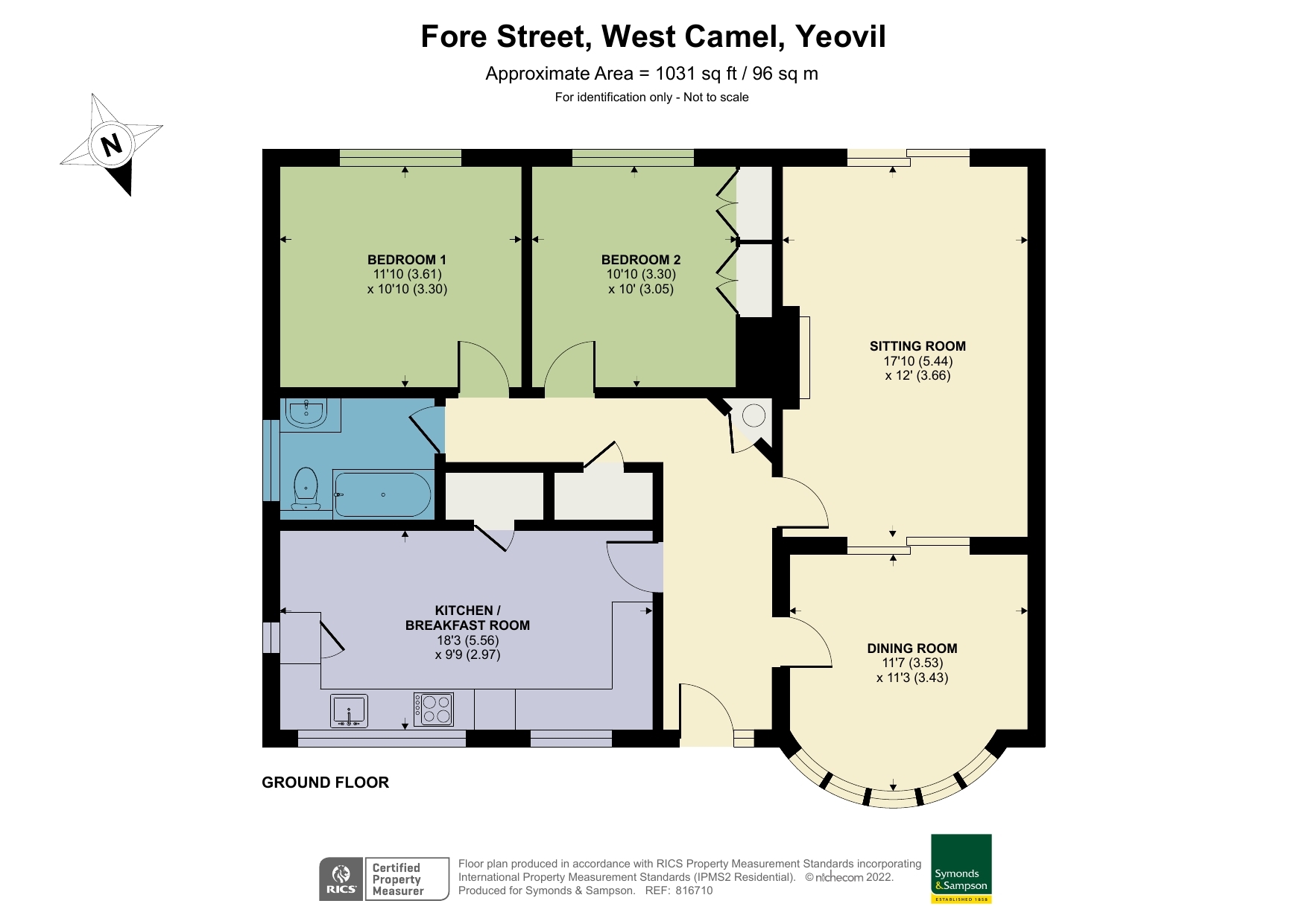 Floorplan - Fore Street, West Camel, Yeovil, BA22 7QW