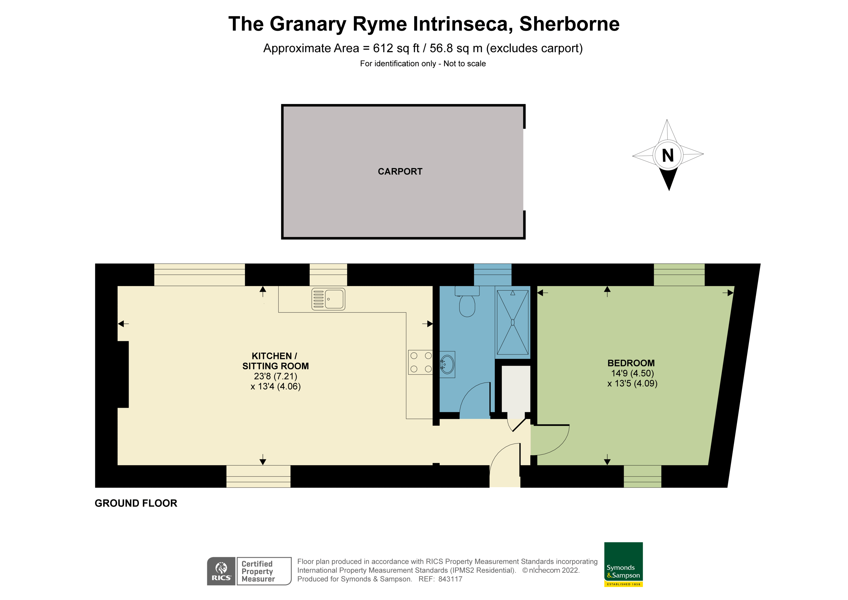 Floorplan - Ryme Intrinseca, Sherborne, DT9 6JX