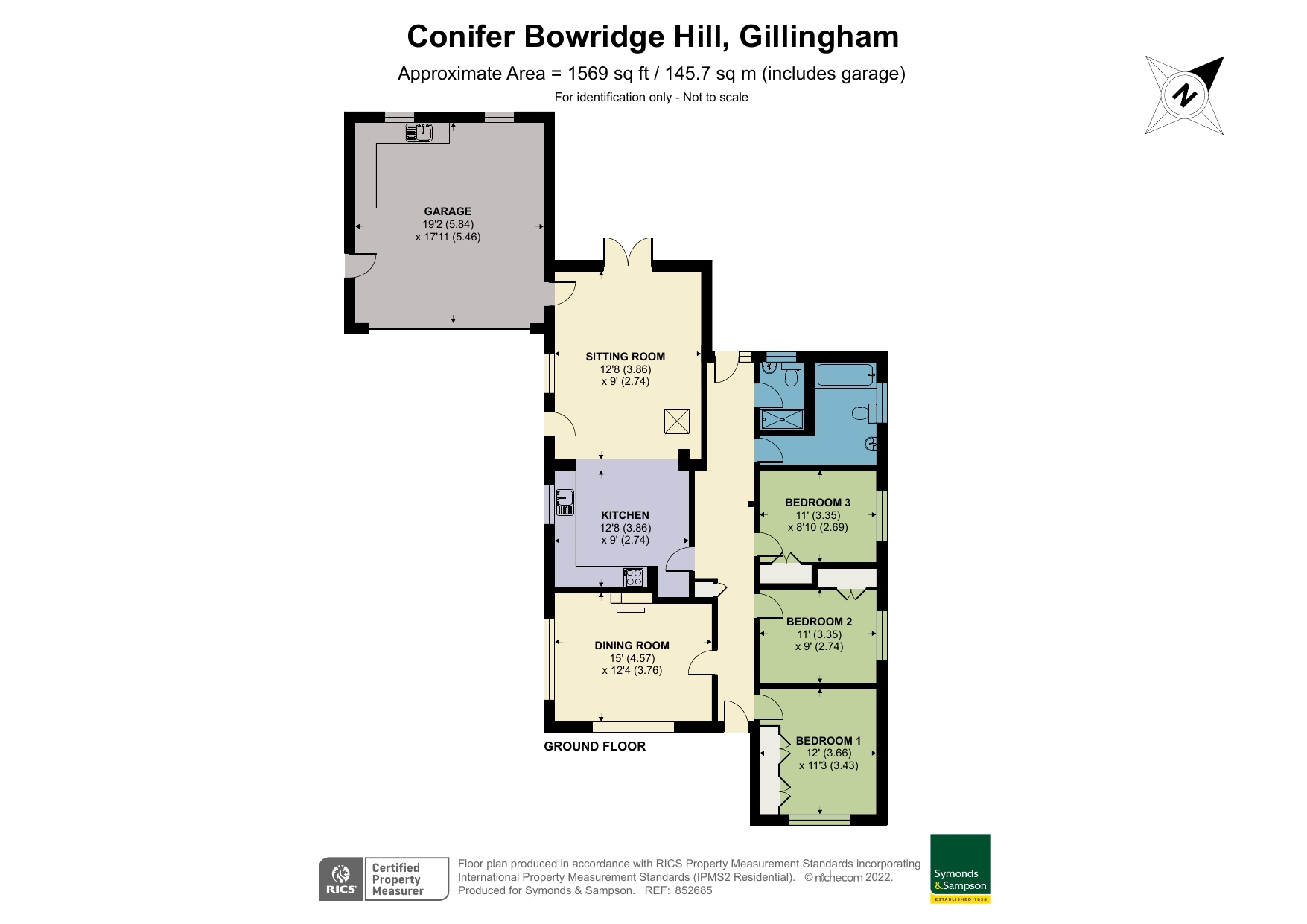 Floorplan - Bowridge Hill, Gillingham, Dorset, SP8 5QS