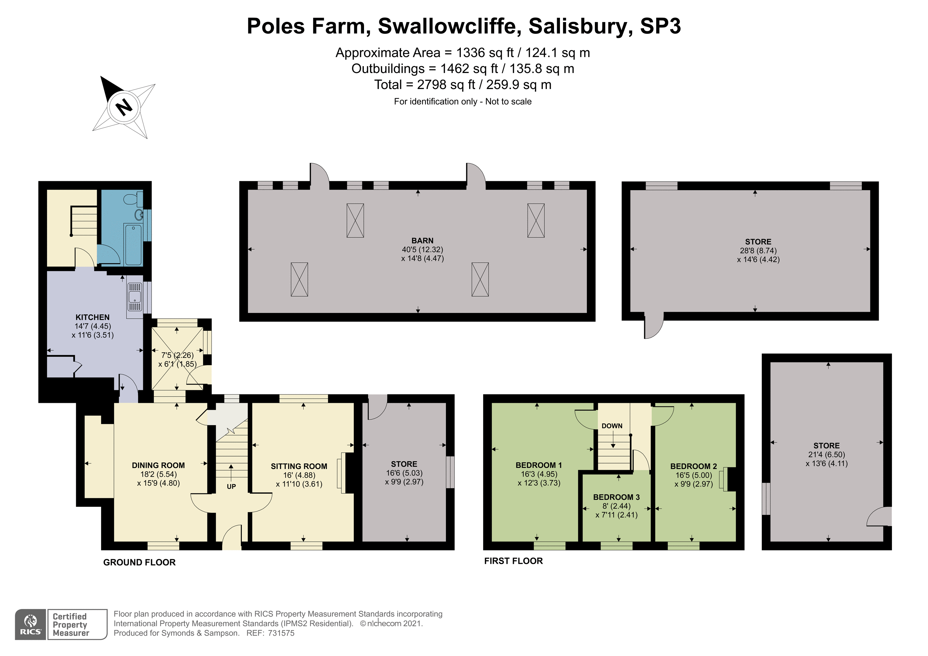 Floorplan - Swallowcliffe, Salisbury, SP3 5NX