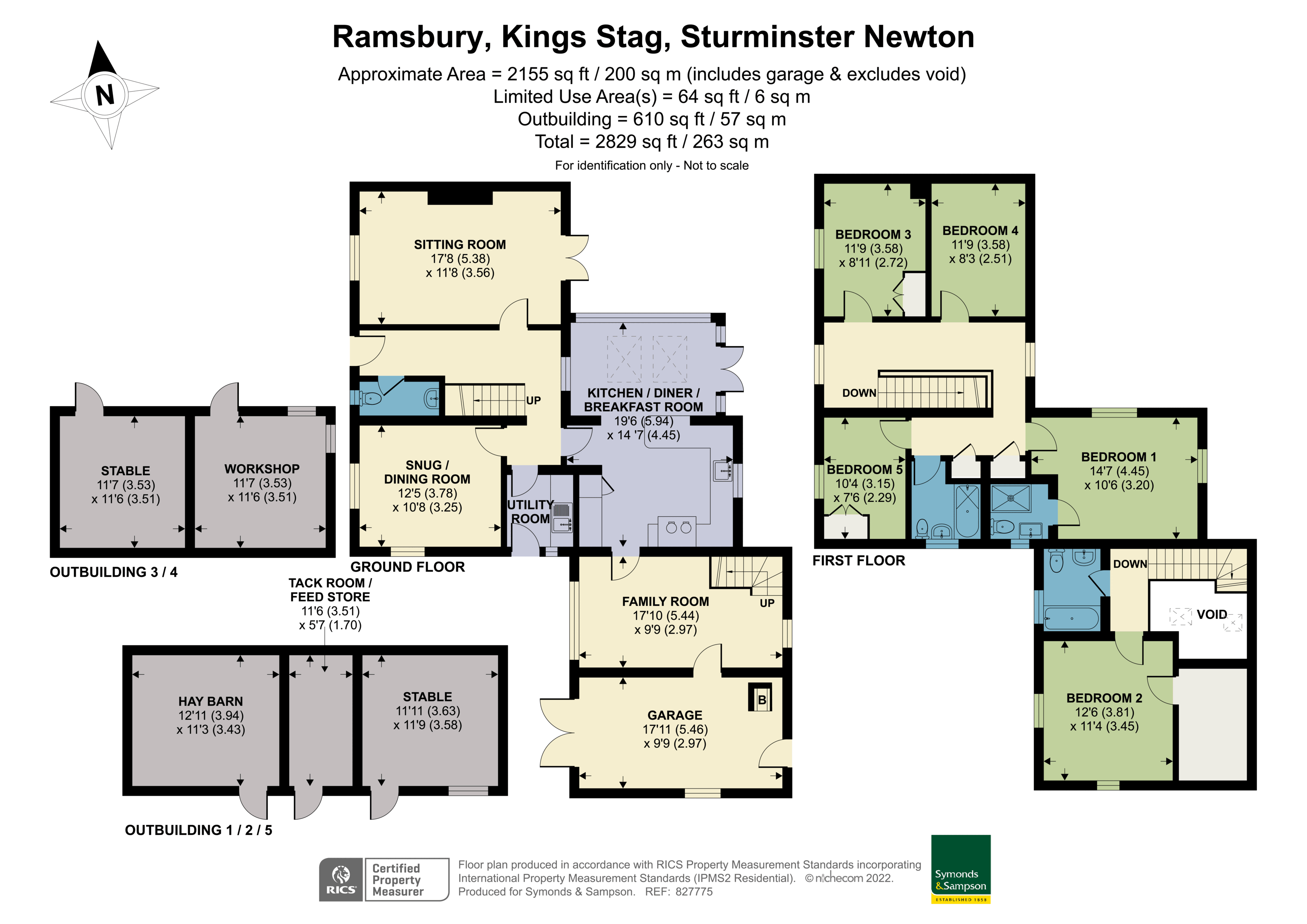 Floorplan - Ramsbury, Kings Stag, Sturminster Newton, Dorset, DT10 2AZ