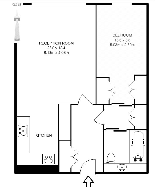 Floor plan of property